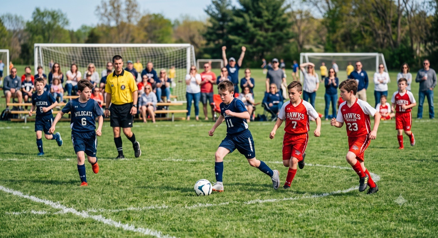 Youth soccer highlight